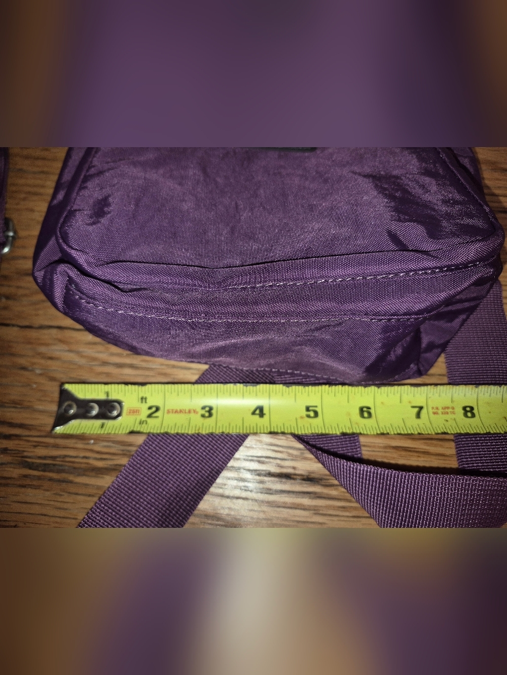 Biaggi Flexmates Convertible Crossbody W/ Wristlet, Purple - Picture 5 of 5